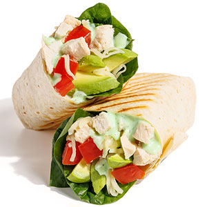 cali chicken grilled wrap