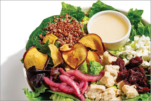 a premium fuji apple crunch salad for catering